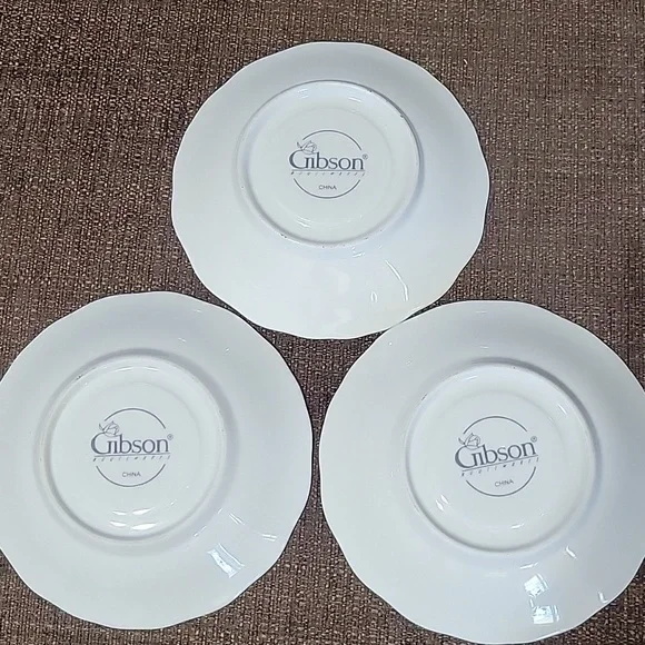 3 coffee cup saucers - Picture 3 of 6